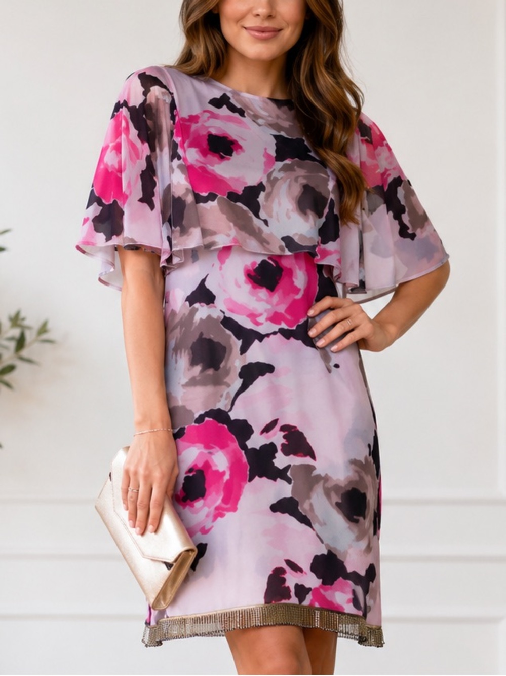 Kate Spade  x The Madison Ave. Collection 100% Silk w/Beaded trim Dress size 6-8